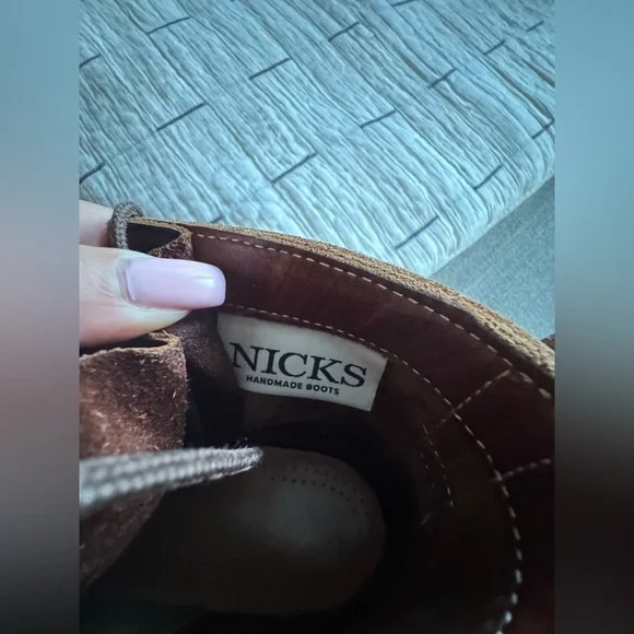 Nicks‎ Boots handmade Classic Brown Leather Boots